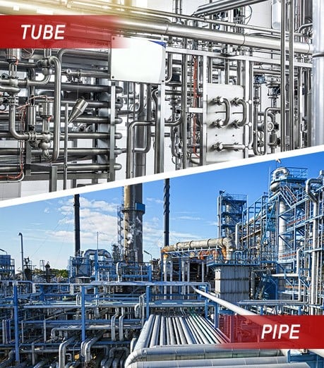 Pipe vs Tube image